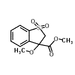 CAS#: 26759-42-2， Methyl 3-Methoxy-2,3-Dihydro-1-Benzothiophene-3-Carboxylate 1,1-Dioxide