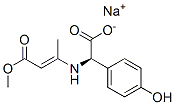 CAS 登录号：26787-84-8， (R)-(4-羟基苯基)[(3-甲氧基-1-甲基-3-氧代丙-1-烯基)氨基]乙酸钠
