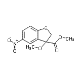 CAS#: 26791-97-9， Methyl 3-Methoxy-5-Nitro-2,3-Dihydro-1-Benzothiophene-3-Carboxylate