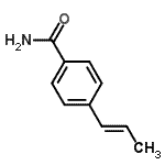 CAS#: 26821-90-9， 4-[(E)-Prop-1-Enyl]Benzamide