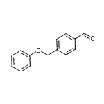 结构式 CAS# 2683-70-7, 4-(苯氧基甲基)苯甲醛