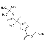 CAS#: 268553-45-3， Ethyl 2-[(1S)-2-Tert-Butoxy-1-Methyl-2-Oxo-Ethyl]Thiazole-5-Carboxylate
