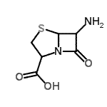 CAS#: 26865-90-7， 6-Amino-7-Oxo-4-Thia-1-Azabicyclo[3.2.0]Heptane-2-Carboxylic Acid