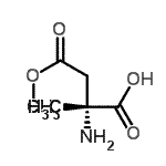 CAS#: 268736-90-9， (2R)-2-Amino-4-Methoxy-2-Methyl-4-Oxobutanoic Acid