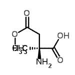 CAS#: 268736-91-0， (2S)-2-Amino-4-Methoxy-2-Methyl-4-Oxobutanoic Acid