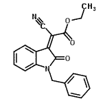 CAS#: 26960-51-0， Ethyl (2Z)-(1-Benzyl-2-Oxo-1,2-Dihydro-3H-Indol-3-Ylidene)(Cyano)Acetate