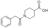 structure of CAS# 26965-32-2, 1-Phenylacetyl-Piperidine-4-Carboxylic Acid;1-(1-Oxo-2-Phenylethyl)-4-Piperidinecarboxylic Acid;1-(2-Phenylacetyl)Isonipecotic Acid;1-(2-Phenylethanoyl)Piperidine-4-Carboxylic Acid