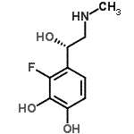 CAS#: 269742-63-4， 3-Fluoro-4-[(1S)-1-Hydroxy-2-(Methylamino)Ethyl]-1,2-Benzenediol