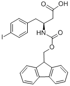 结构式 CAS# 270065-72-0, 芴甲氧羰基-(S)-3-氨基-4-(4-碘-苯基)-丁酸