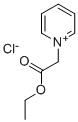 structure of CAS# 27032-03-7, 1-(Ethoxycarbonylmethyl)Pyridinium Chloride;2-(1-Pyridin-1-Iumyl)Acetic Acid Ethyl Ester Chloride;2-Pyridin-1-Ium-1-Ylacetic Acid Ethyl Ester Chloride;Ethyl 2-Pyridin-1-Ium-1-Ylethanoate Chloride