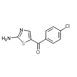 CAS#: 27053-24-3， (2-Amino-1,3-Thiazol-5-Yl)(4-Chlorophenyl)Methanone