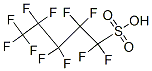 structure of CAS# 2706-91-4, 1,1,2,2,3,3,4,4,5,5,5-Undecafluoropentane-1-Sulfonic Acid;Perfluoropentane-1-Sulphonic Acid;1,1,2,2,3,3,4,4,5,5,5-Undecafluoro-1-Pentanesulfonic Acid