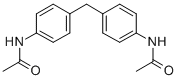 structure of CAS# 2719-05-3, N-[4-[(4-Acetamidophenyl)Methyl]Phenyl]Acetamide;N-[4-(4-Acetamidobenzyl)Phenyl]Acetamide;N-[4-[(4-Acetamidophenyl)Methyl]Phenyl]Ethanamide;Acetamide, N,N'-(Methylenedi-4,1-Phenylene)Bis- (9Ci)