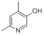 结构式 CAS# 27296-77-1, 4,6-二甲基-3-吡啶醇