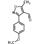 CAS#: 273223-12-4， 3-(4-Methoxyphenyl)-5-Methyl-1,2-Oxazole-4-Carbaldehyde