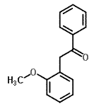 structure of CAS# 27356-33-8, 2-(2-Methoxyphenyl)-1-Phenylethanone;2-(2-Methoxyphenyl)acetophenone