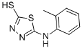 结构式 CAS# 27385-97-3, 5-邻甲苯基氨基-[1,3,4]噻二唑-2-硫醇