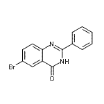 CAS#: 27398-50-1， 6-Bromo-2-Phenyl-4(1H)-Quinazolinone