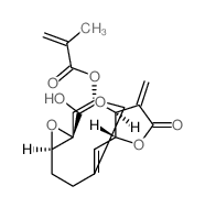 CAS#: 27428-86-0， 2-Methylpropenoic Acid [(1aR,4Z,5aR,8aR,9S,10aR,11R)-1A,2,5A,7,8,8A,9,10-Octahydro-11-Hydroxy-8-Methylene-7-Oxo-3H-4,10alpha-(Methanoxymethano)Oxireno[5,6]Cyclodeca[1,2-b]Furan-9-Yl] Ester