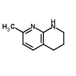 structure of CAS# 274676-47-0, 2-Methyl-1,5,6,7-Tetrahydro-1,8-Naphthyridine;1,2,3,4-tetrahydro-7-methyl-1,8-Naphthyridine;7-METHYL-1,2,3,4-TETRAHYDRO-[1,8]NAPHTHYRIDINE;7-Methyl-1,2,3,4-tetrahydro-1,8-naphthyridine