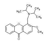 CAS#: 27500-70-5， 4-[(Diisopropylamino)Methyl]-3-Methoxy-9H-Xanthen-9-One