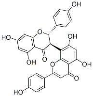 CAS#: 27542-37-6， 8-[(2S,3R)-5,7-Dihydroxy-2-(4-Hydroxyphenyl)-4-Oxo-Chroman-3-Yl]-5,7-Dihydroxy-2-(4-Hydroxyphenyl)Chromen-4-One