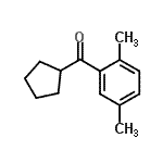 CAS 登录号：27586-77-2， 环戊基(2,5-二甲基苯基)甲酮