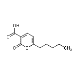 CAS#: 27593-22-2， 2-Oxo-6-Pentyl-2H-Pyran-3-Carboxylic Acid