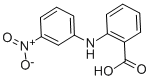 structure of CAS# 27693-70-5, 2-(3-Nitroanilino)benzoic acid;Benzoic Acid, 2-((3-Nitrophenyl)Amino)- (9Ci);N-M-Nitrophenylanthranilic Acid;Nsc 509690