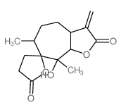 CAS#: 27696-09-9， (3aS,7R,8abeta)-3abeta,4,5,6,8,8a,3',4'-Octahydro-8alpha-Hydroxy-6alpha,8-Dimethyl-3-Methylenespiro[7H-Cyclohepta[b]Furan-7,2'(5'H)-Furan]-2,5'(3H)-Dione