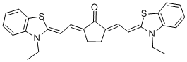 CAS#: 27714-24-5， 2,5-Bis[2-(3-Ethyl-2(3H)-Benzothiazolylidene)Ethylidene]-Cyclopentanone