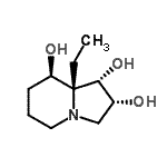 CAS 登录号：277755-43-8， (1S,2R,8R,8aR)-8A-乙基八氢-1,2,8-吲嗪三醇