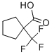 structure of CAS# 277756-44-2, 1-(Trifluoromethyl)Cyclopentane-1-Carboxylic Acid;1-(Trifluoromethyl)Cyclopentane-1-Carboxylic Acid, 97+%;Cyclopentanecarboxylic Acid, 1-(Trifluoromethyl)-;1-(TRIFLUOROMETHYL)CYCLOPENTANE-1-CARBOXYLIC ACID