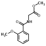 CAS#: 27796-49-2， Methyl N-(2-Methoxybenzoyl)Glycinate