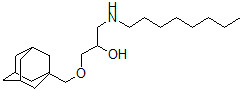 CAS#: 27866-17-7， 1-(Tricyclo[3.3.1.1(3,7)]Decan-1-Ylmethoxy)-3-(Octylamino)-2-Propanol