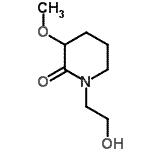CAS#: 278794-14-2， 1-(2-Hydroxyethyl)-3-Methoxy-2-Piperidinone