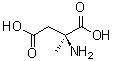 structure of CAS# 2792-66-7, 2-Methylaspartic Acid;2-Amino-2-methylsuccinic acid;2-AMINO-2-METHYLSUCCINICACID;2-Methylaspartic acid #