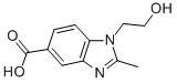 structure of CAS# 279227-02-0, 1-(2-Hydroxyethyl)-2-Methylbenzimidazole-5-Carboxylic acid;1-(2-Hydroxyethyl)-2-Methyl-Benzimidazole-5-Carboxylate;1-(2-Hydroxyethyl)-2-Methyl-5-Benzimidazolecarboxylate;Zinc00176851