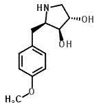 CAS#: 27958-06-1， (2R,3S,4S)-2-(4-Methoxybenzyl)-3,4-Pyrrolidinediol