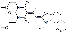 CAS#: 27969-53-5， 5-[2-(1-Ethylnaphtho[1,2-d]Thiazol-2(1H)-Ylidene)-1-Methylethylidene]-1,3-Bis(2-Methoxyethyl)Barbituric Acid