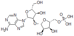 CAS#: 28050-13-7， O-beta-Ribosyl(1''-2')Adenosine-5''-Phosphate