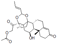 CAS#: 28202-60-0， Nicocortonide Acetate