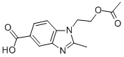CAS#: 282091-90-1， 1-(2-Acetoxy-Ethyl)-2-Methyl-1 H-Benzoimidazole-5-Carboxylic Acid