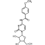 CAS#: 28225-17-4， 4-[(4-Methoxybenzoyl)Amino]-1-Pentofuranosyl-2(1H)-Pyrimidinone