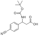 CAS#: 282524-88-3， 3-N-Boc-3-(4-Cyanophenyl)Propionic Acid