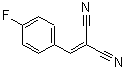 结构式 CAS# 2826-22-4, (4-氟苄亚基)丙二腈