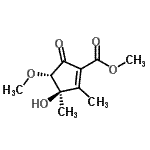 CAS#: 282715-38-2， Methyl (3R,4S)-3-Hydroxy-4-Methoxy-2,3-Dimethyl-5-Oxo-1-Cyclopentene-1-Carboxylate