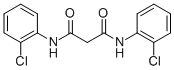 structure of CAS# 28272-93-7, N1,N3-Bis(2-Chlorophenyl)-Propanediamide;N,N'-Bis(2-Chlorophenyl)Malonamide;Zinc01400396;8G-905