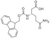 structure of CAS# 283160-17-8, (S)-3-(Fmoc-Amino)Adipic Acid 6-Amide;(S)-3-(Fmoc-Amino)Adipic  Acid  6-Amide,  Nβ-Fmoc-L-Β-Homoglutamine;(S)-5-Carbamoyl-3-(9H-Fluoren-9-Ylmethoxycarbonyl-;(S)-3-(FMOC-AMINO)ADIPIC ACID 6-AMIDE