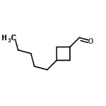 CAS#: 283168-50-3， 3-Pentylcyclobutanecarbaldehyde